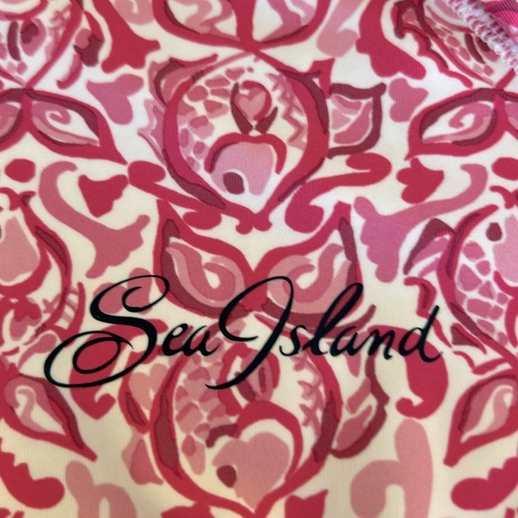 Ralph Lauren RLX Golf Pink Fish Quarter-Zip Jersey Pullover Size S NWT - Picture 4 of 10